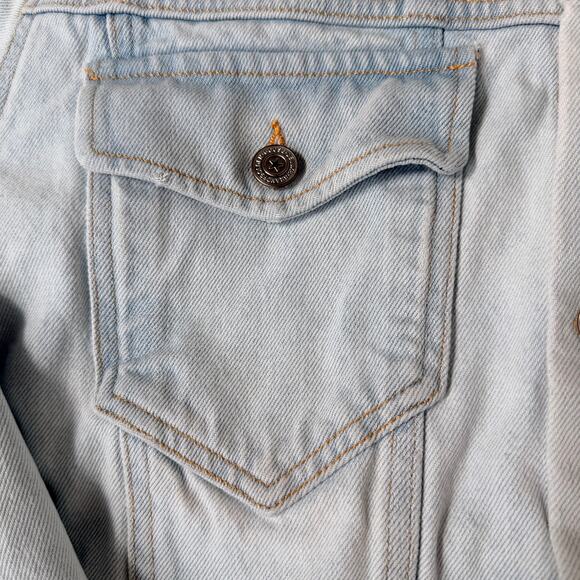 Golden Goose Deluxe Brand Lightwash Denim Cotton Jacket Made in Italy Size Med - Picture 4 of 11